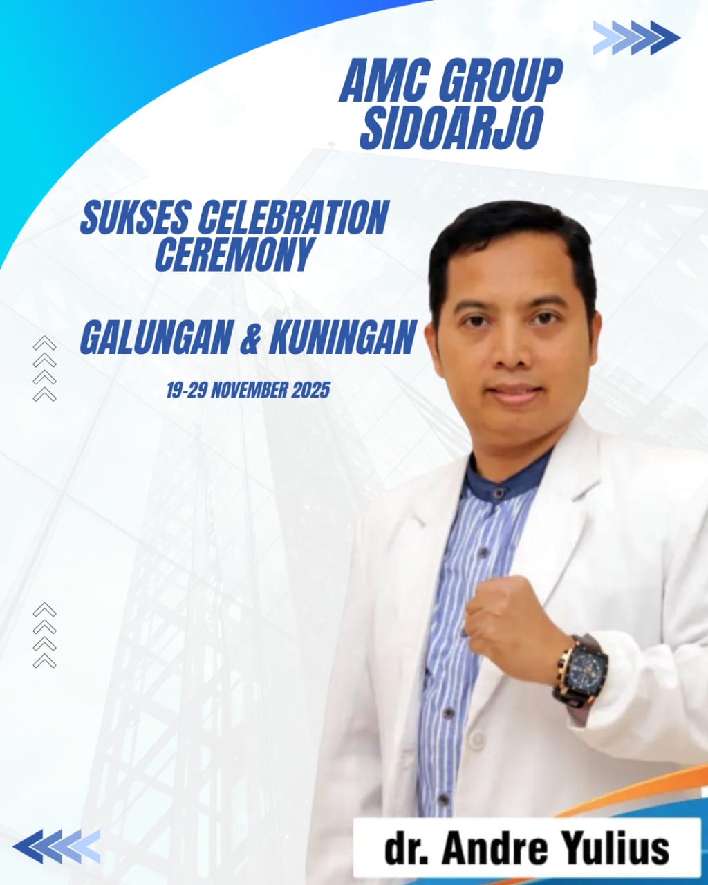 Dr. Andre Yulius dan AMC Group Sidoarjo Rayakan Nilai Kebajikan Lewat Ucapan Galungan dan Kuningan 2025
