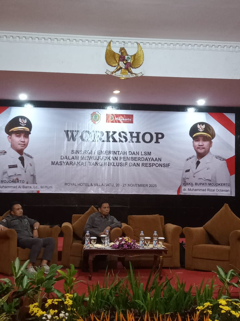 Pemkab Mojokerto Dorong Penguatan Kapasitas LSM Lewat Workshop Sinergi Dua Hari di Kota Batu