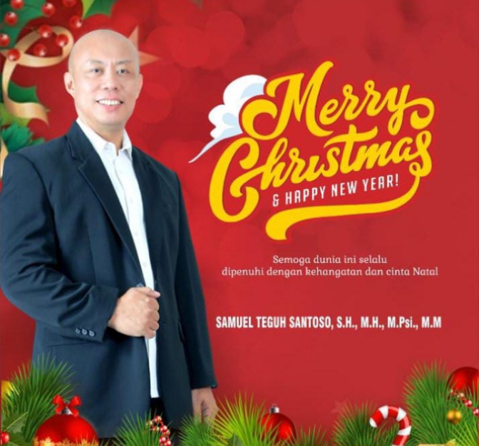 Pesan Damai Natal dan Tahun Baru Disampaikan Samuel Teguh Santoso