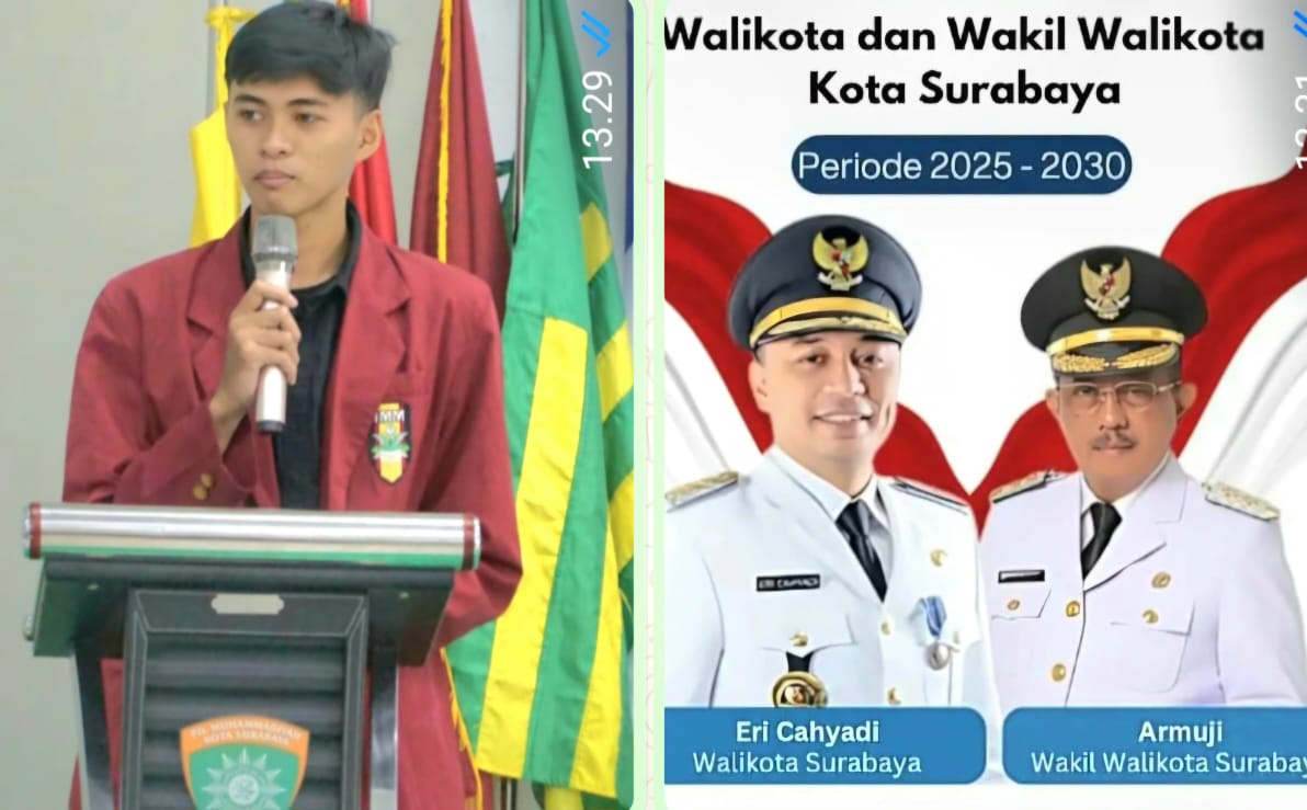 Ahmad Dzaki Akmal Yuda IMM UPN Jatim Respek Eri Cahyadi Buat Satgas Anti Preman, Pro Mahasiswa Lebih Nyaman