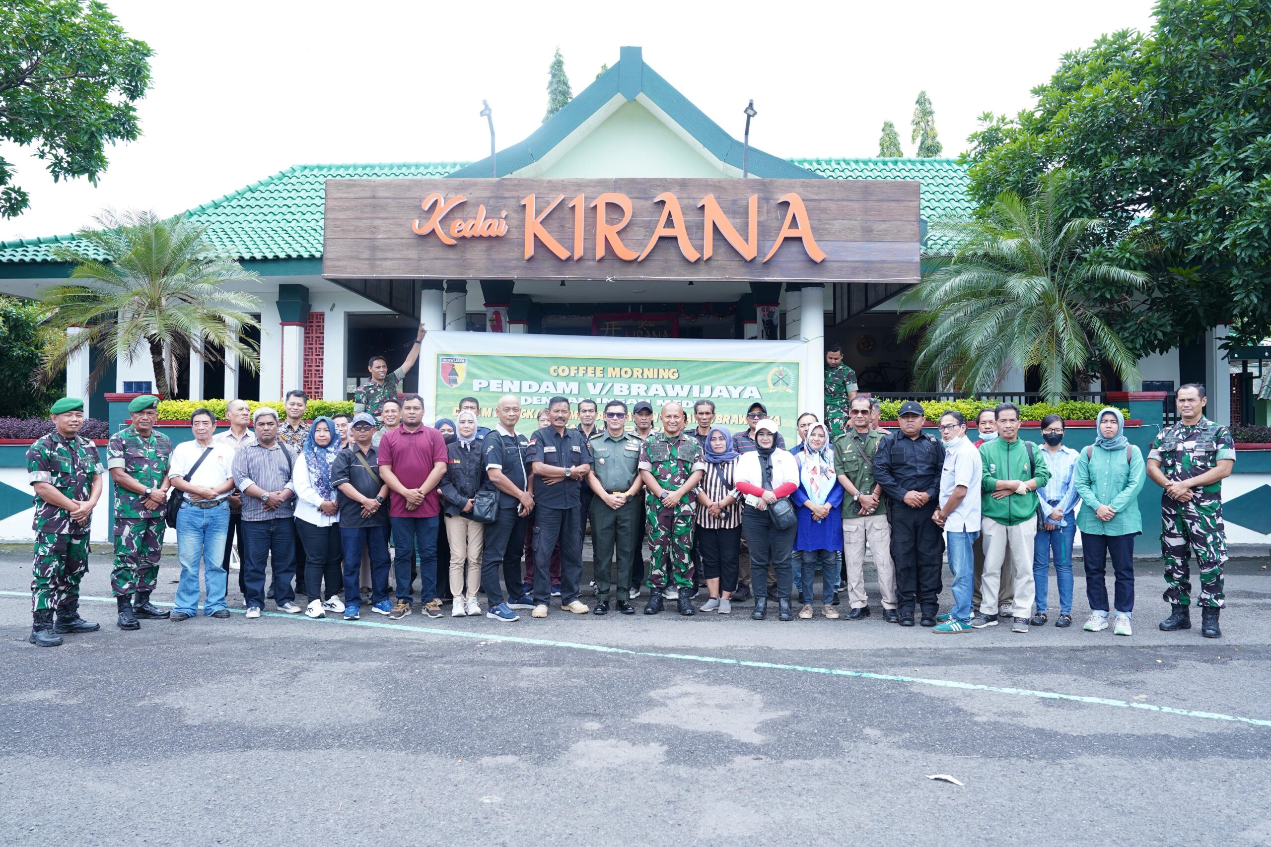 Melalui Coffee Morning Media, Pendam V/Brawijaya Pererat Kemitraan dengan Jurnalis