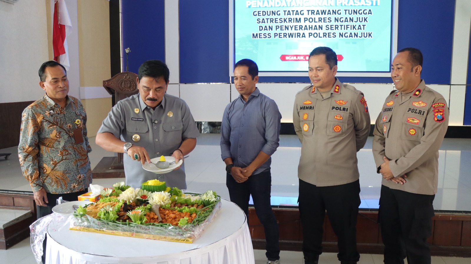 Kapolres Nganjuk Resmikan Gedung Baru Satreskrim, Dorong Pelayanan Lebih Maksimal