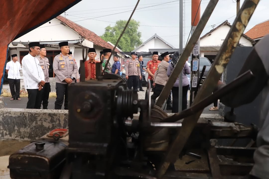 Polres Kediri Bangun Sumur Bor Bantu Kebutuhan Air Bersih Warga Desa Belor