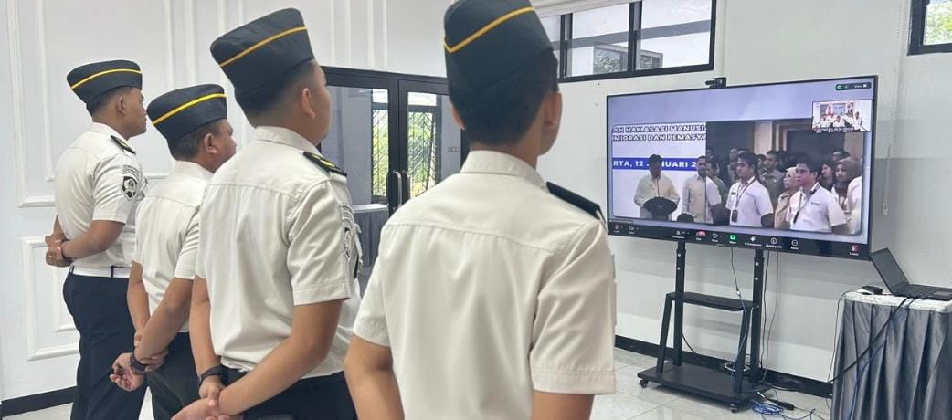 Menko Kumham Imipas Pimpin Apel Virtual Nasional, Rutan Gresik Komitmen Dukung Implementasi KUHP dan KUHAP Baru