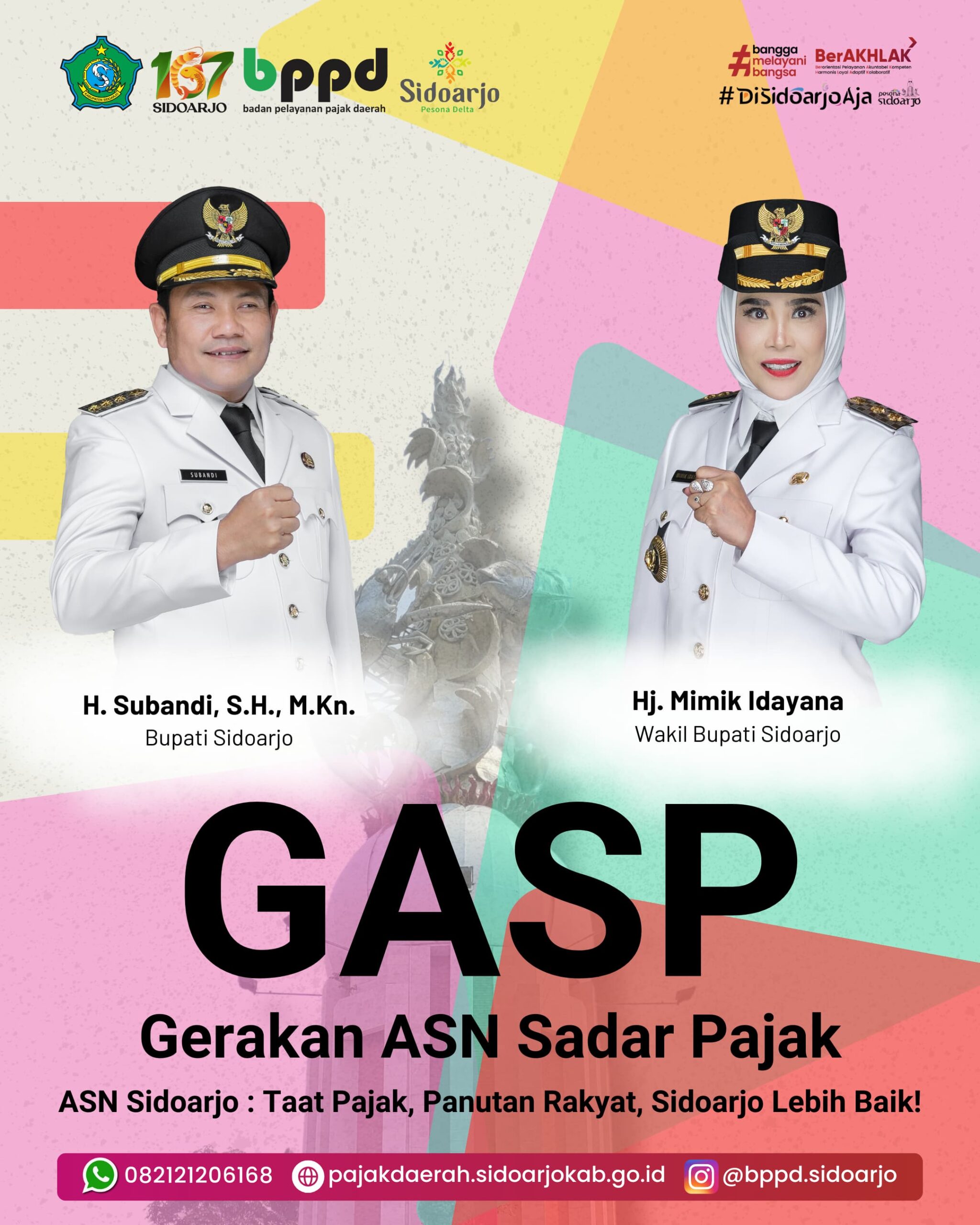 Bupati Sidoarjo Mengajak Seluruh ASN Membayar Pajak Lebih Awal