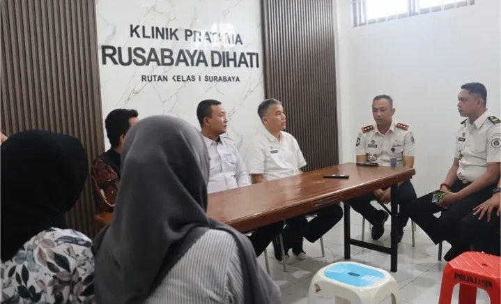 Hasil Pemantauan Kemenham Jatim: Penanganan Medis WBP di Rutan Surabaya Dinilai Sesuai Prosedur dan Tanpa Pelanggaran HAM
