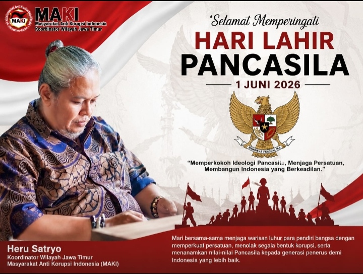 Pancasila atau Korupsi: MAKI Jawa Timur Tegaskan Bangsa Tak Bisa Berjalan dengan Dua Arah yang Berlawanan